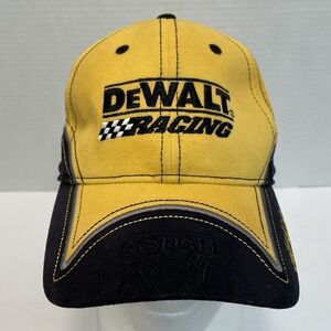 Vintage Chase Authentic Matt Kenneth Racing #17 Hat In Yellow And Black
